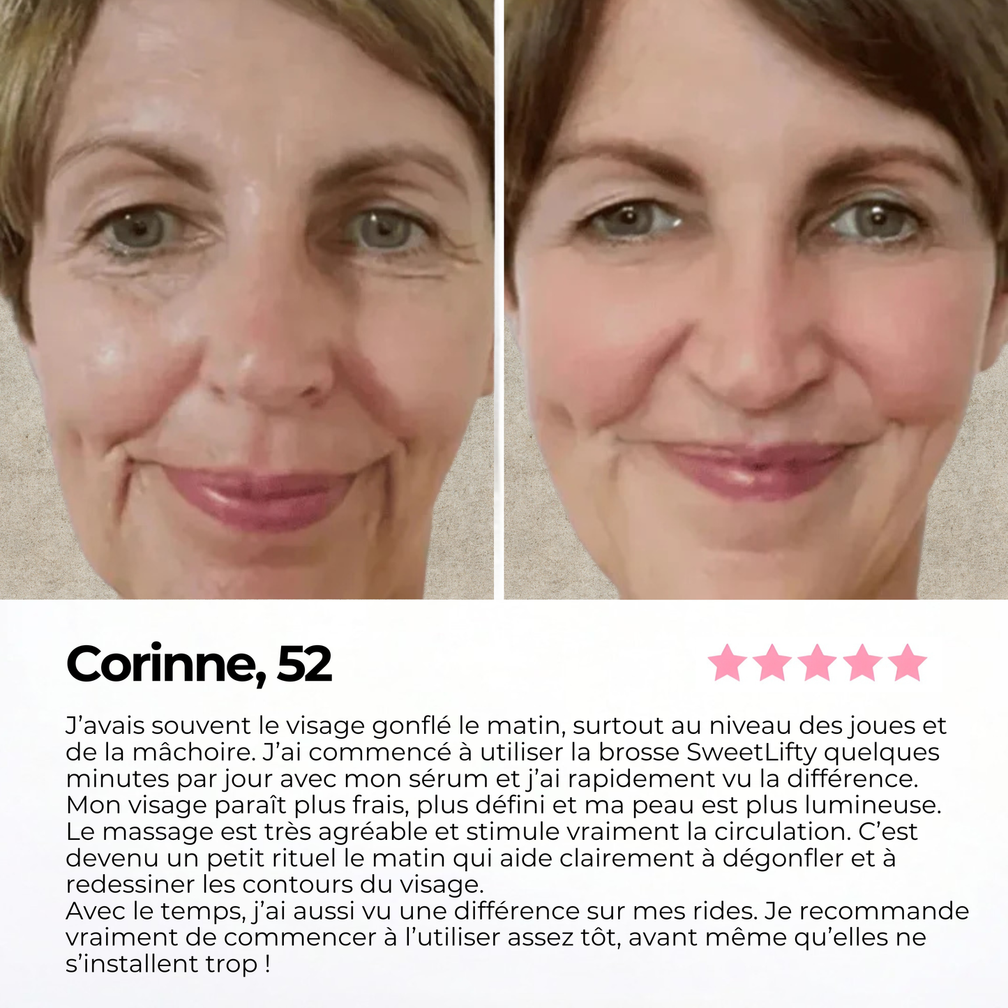 Brosse drainage lymphatique visage - SweetLifty