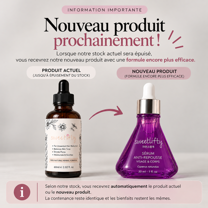 Huile pour réduire les poils – SweetLifty