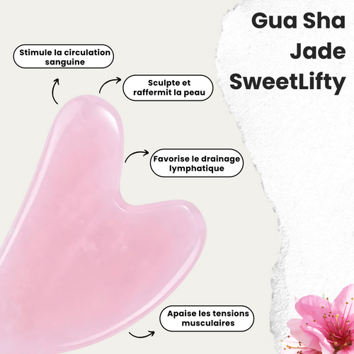 Piedra Gua Sha de Jade - SweetLifty