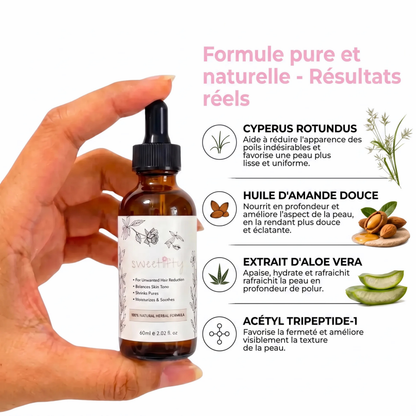 Huile pour réduire les poils – Formule 100 % naturelle